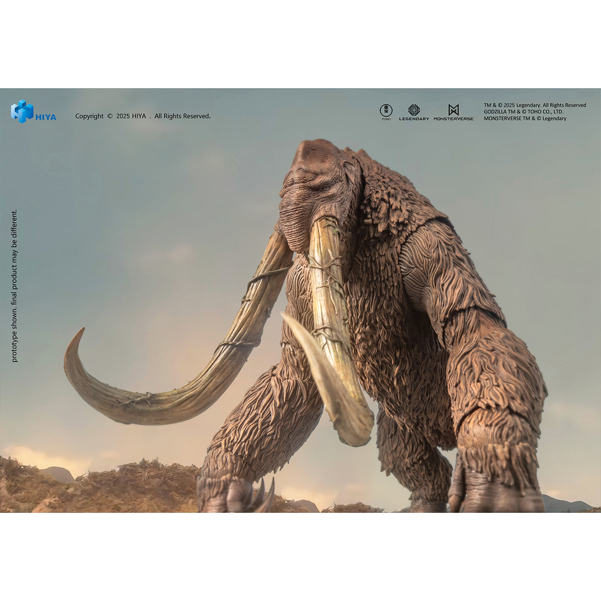 HIYA Godzilla: King of the Monsters: Behemoth EBG0184 Pre-Painted Articulated Figure Monster Action Figure