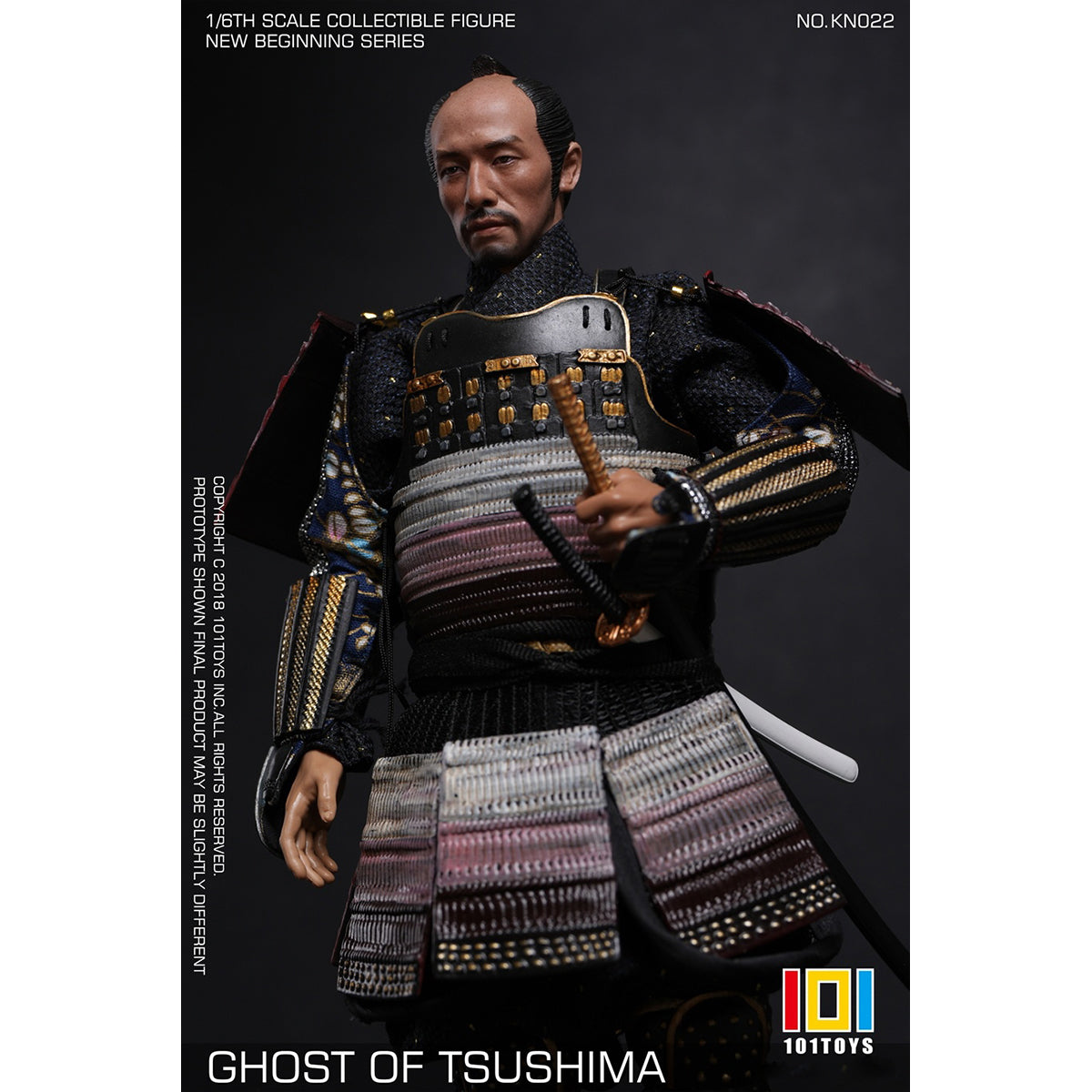 101TOYS KN023 GHOST OF TSUSHIMA Samurai 1/6 Scale New Beginner Series Action Figure