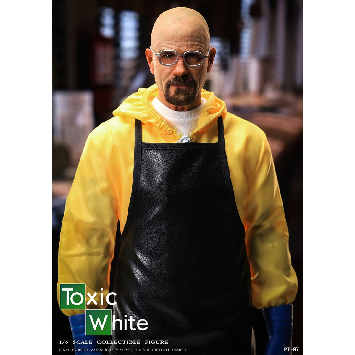 PRESENT TOYS, Pink Man/Toxic White/Scene Set, Action Figures