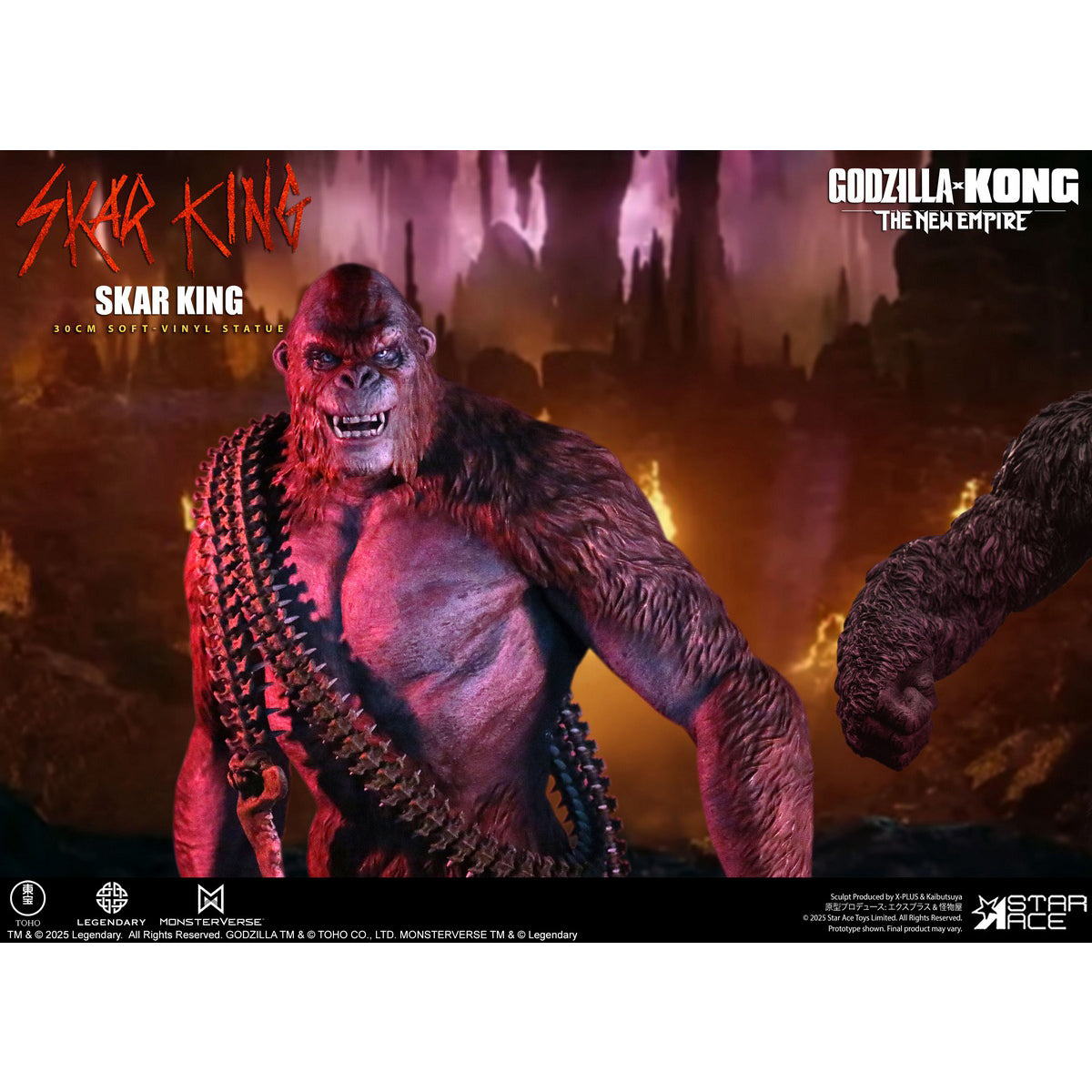 STAR ACE Toys Godzilla vs. Kong: The New Empire - Skar King Action Figure