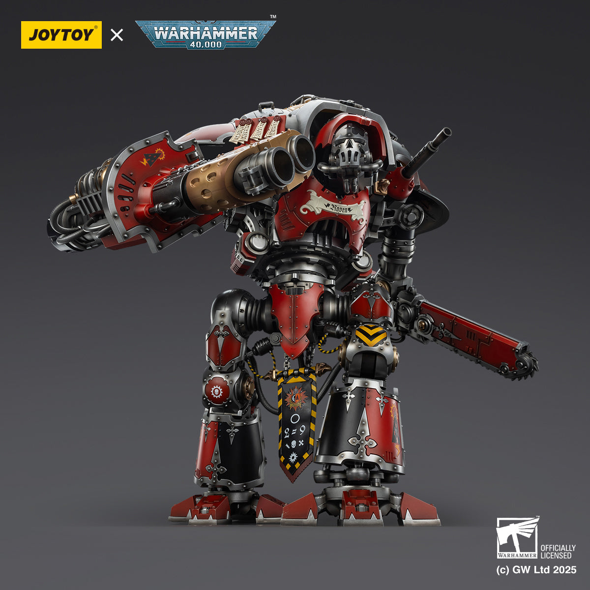 (Only Shipped to the US) JOYTOY Warhammer 40,000 1/18 Imperial Knights House Raven Knight Errant JT9305 Action Figures