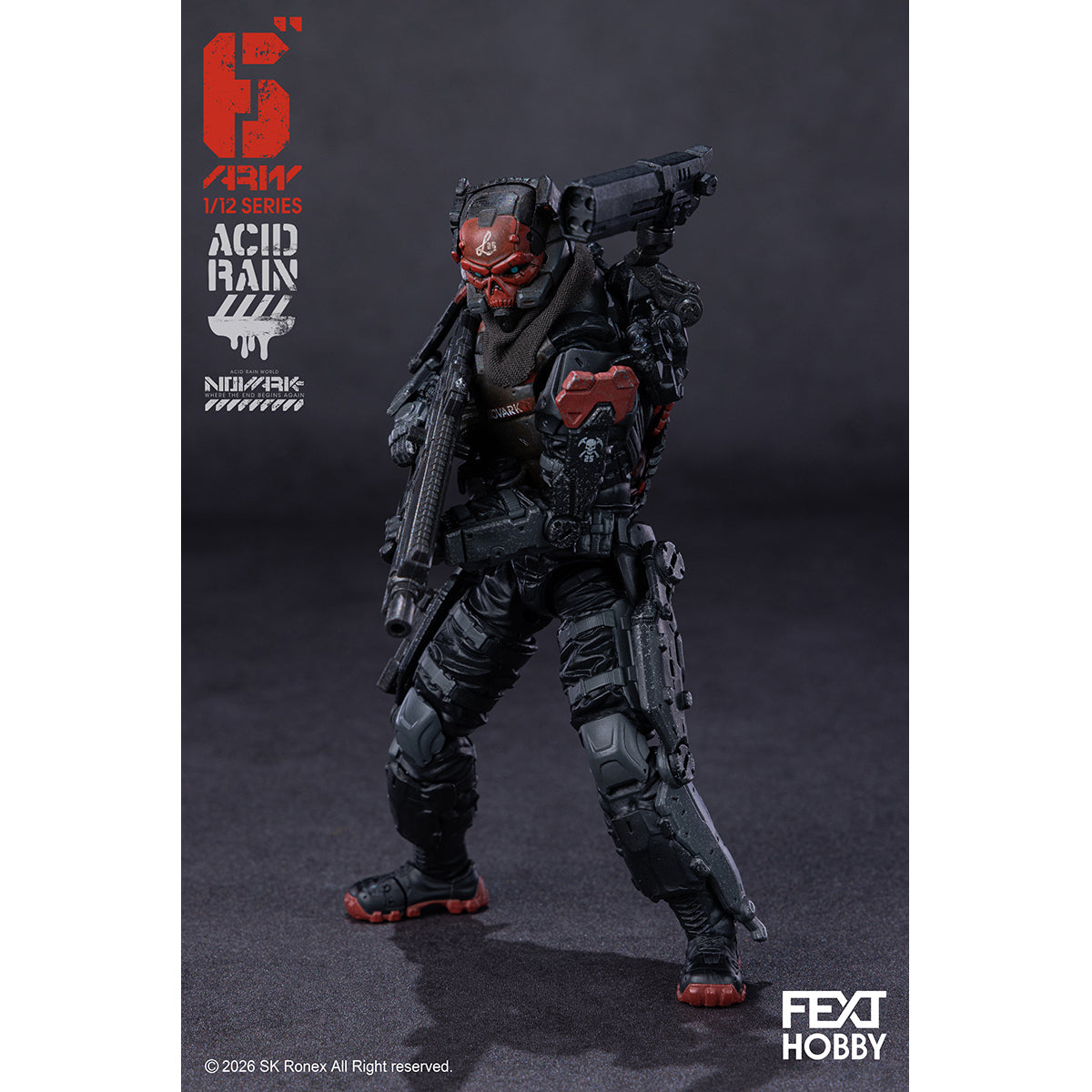 FEXT HOBBY Acid Rain World: Novark FXH-AR-005 Valerius FXH-AR-006 NVK Escort-L FXH-AR-001 Red Locust 1/12 Scale Action Figure
