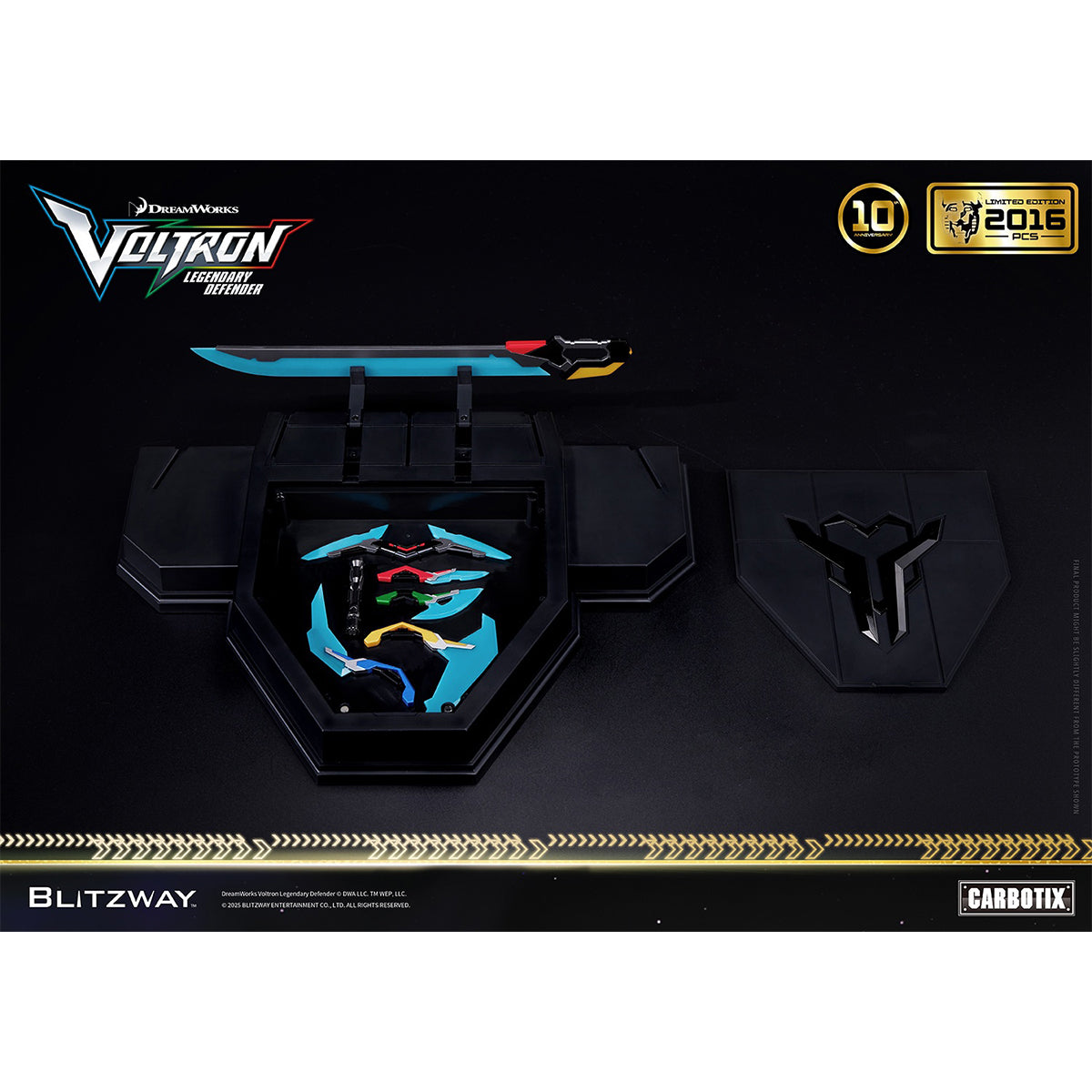 Blitzway CARBOTIX Series Voltron: Legendary Defender Special Limited Edition Action Figure