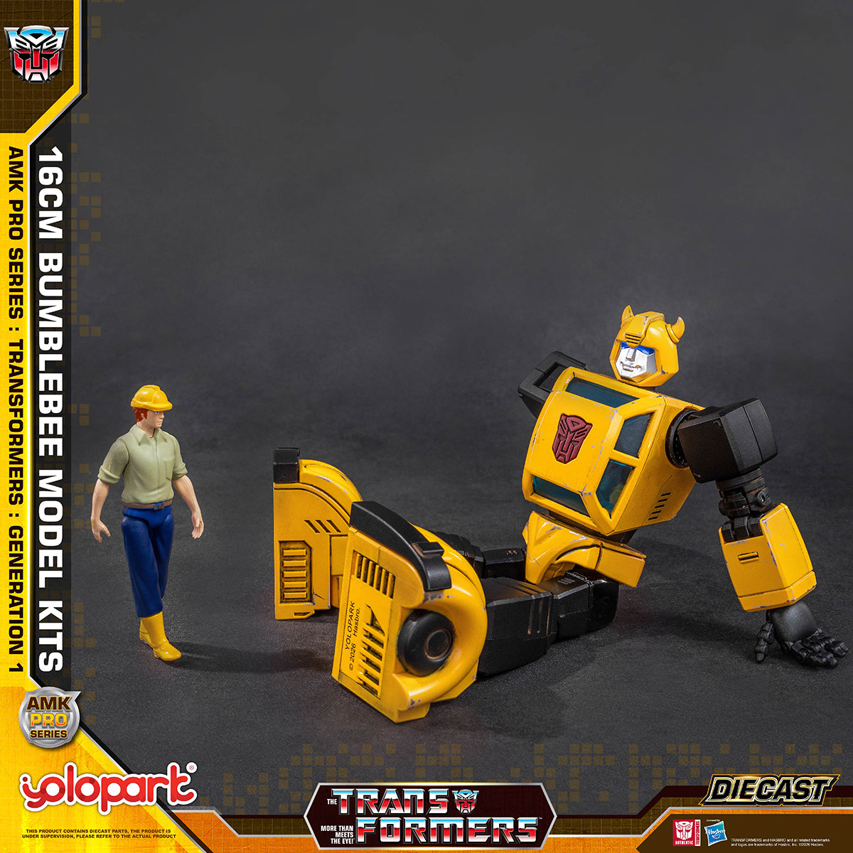 YOLOPARK AMK PRO Series Transformers G1 Bumblebee AMKPG1BB Pre-Assembled Model Kit
