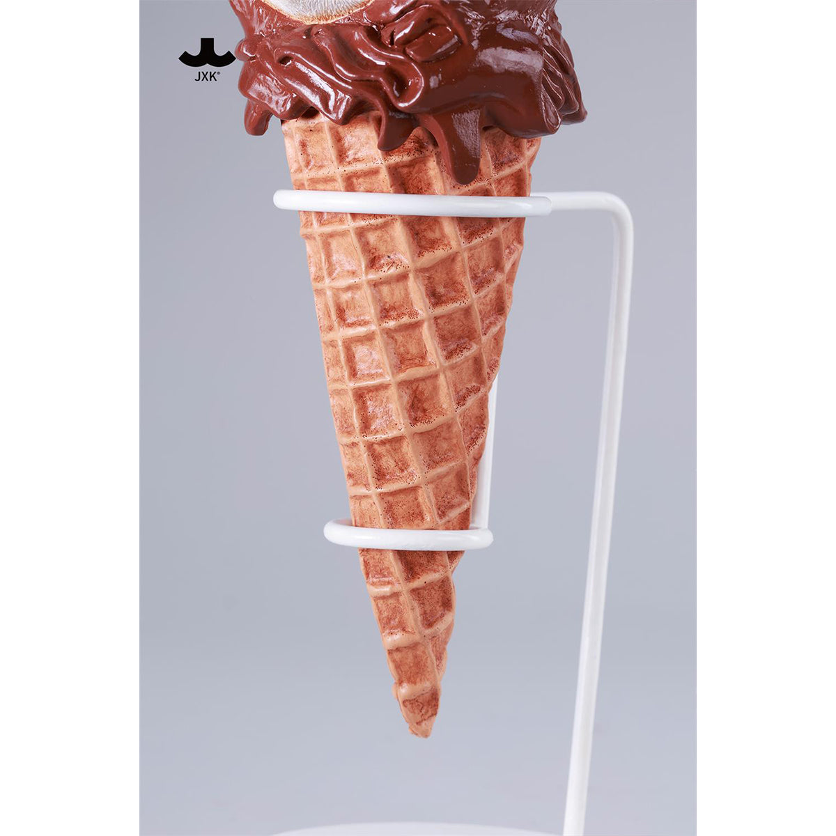 JXK Kitty Cone Cat Figurine 2.0 Static Expertly Hand-Painted Lifelike Animal Figurine