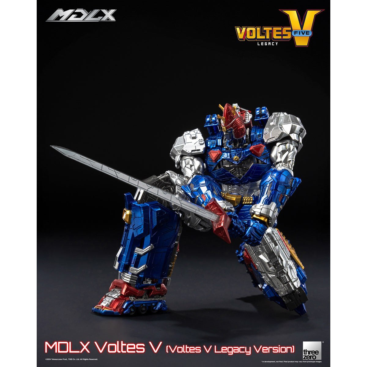 Threezero MDLX Voltes V Legacy Version 3Z06660A0 Action Figure
