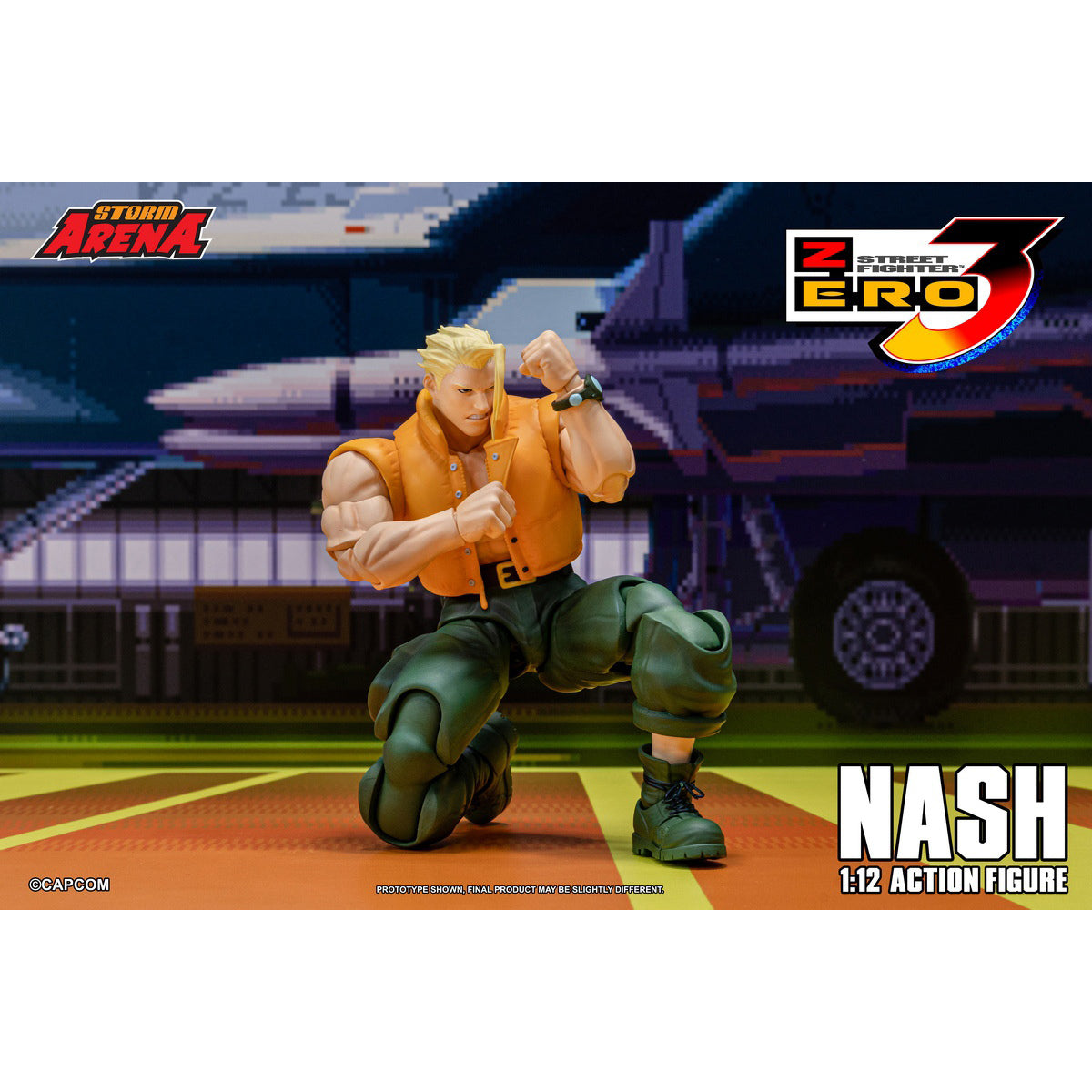Storm Collectibles Street Fighter 3 Zero: NASH 1/12 Scale Action Figure