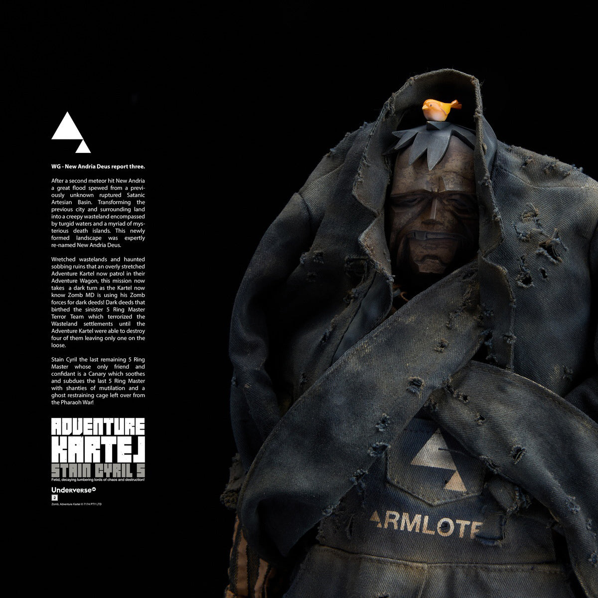 Underverse Stain Cyril Fat Zombie AK Series 1/6 Scale Action Figure