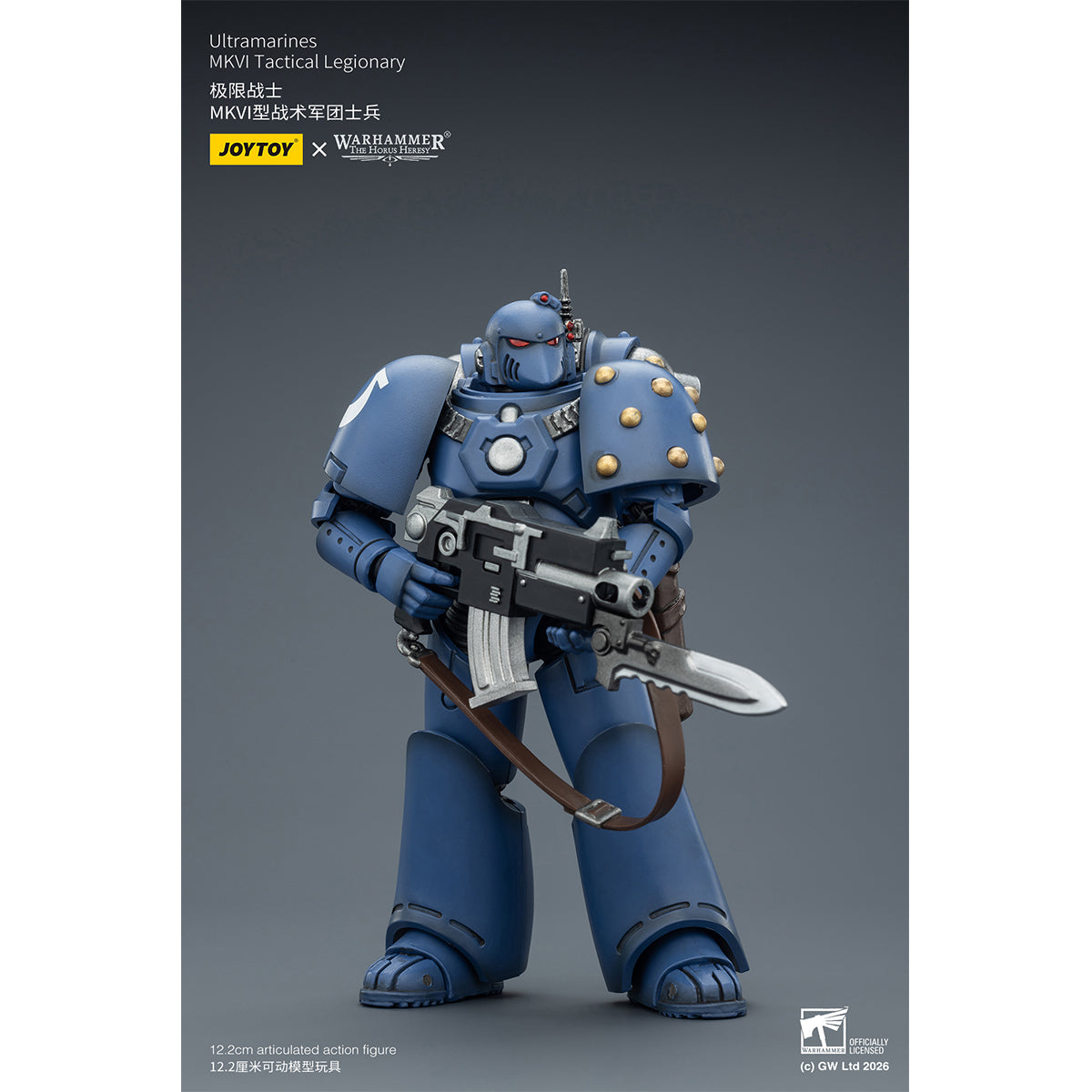 JOYTOY Warhammer 40,000 Thousand Sons & Space Wolves & Sons of Horus & Alpha Legion & Blood Angels & Imperial Fist & Ultramarines MKVI Tactical Legionary 1/18 Scale Action Figure