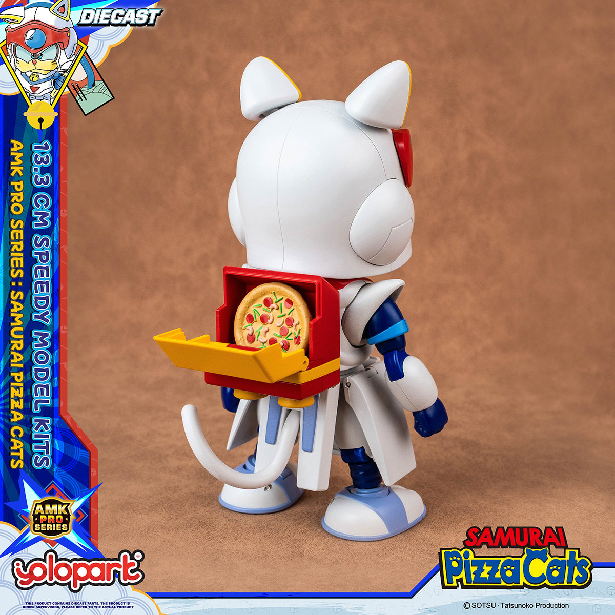 Yolopark Samurai Pizza Cats AMK PRO Series Speedy Model Kit
