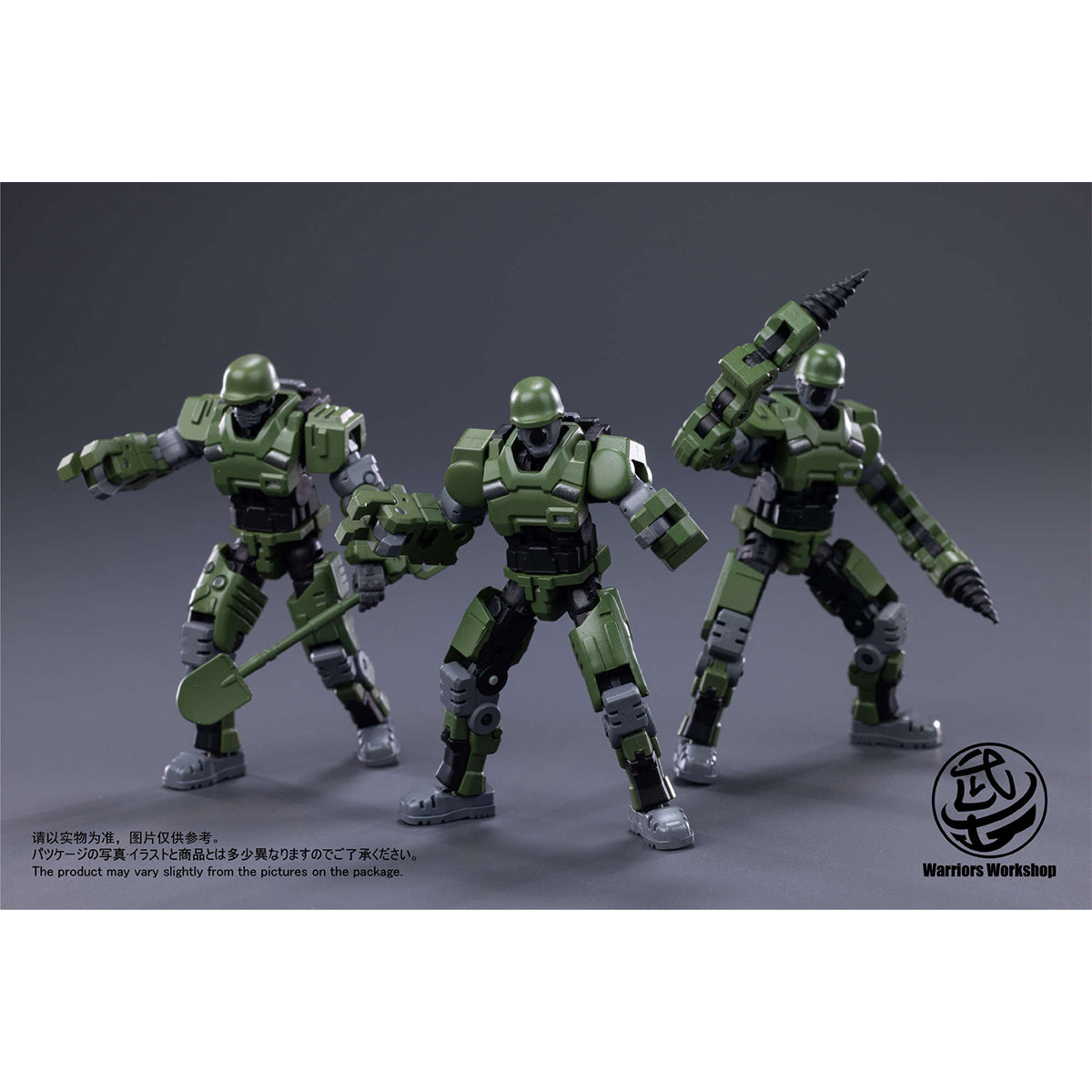 Warriors Workshop, Battlefield Mecha 2-in-1 Chai Mecha Soilder, Model Kits Assembly