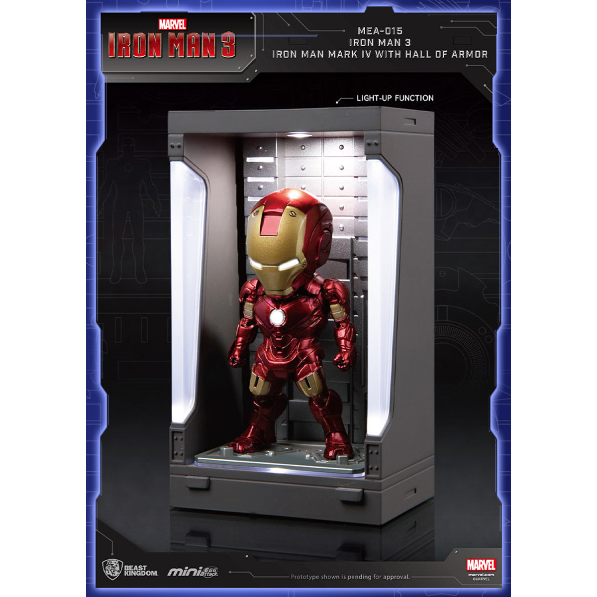 Beast Kingdom Iron Man 3 /Iron Man with Hall of Armor Blind Box (Single Box)