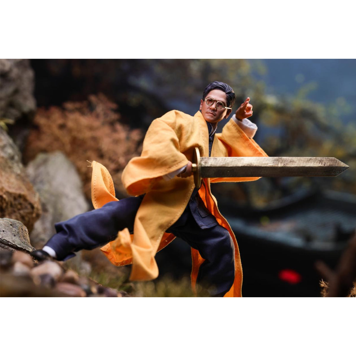Mountain Studio Yellow Robe Hero Mr. Vampire Uncle Yingshu 1/12 Scale Action Figure