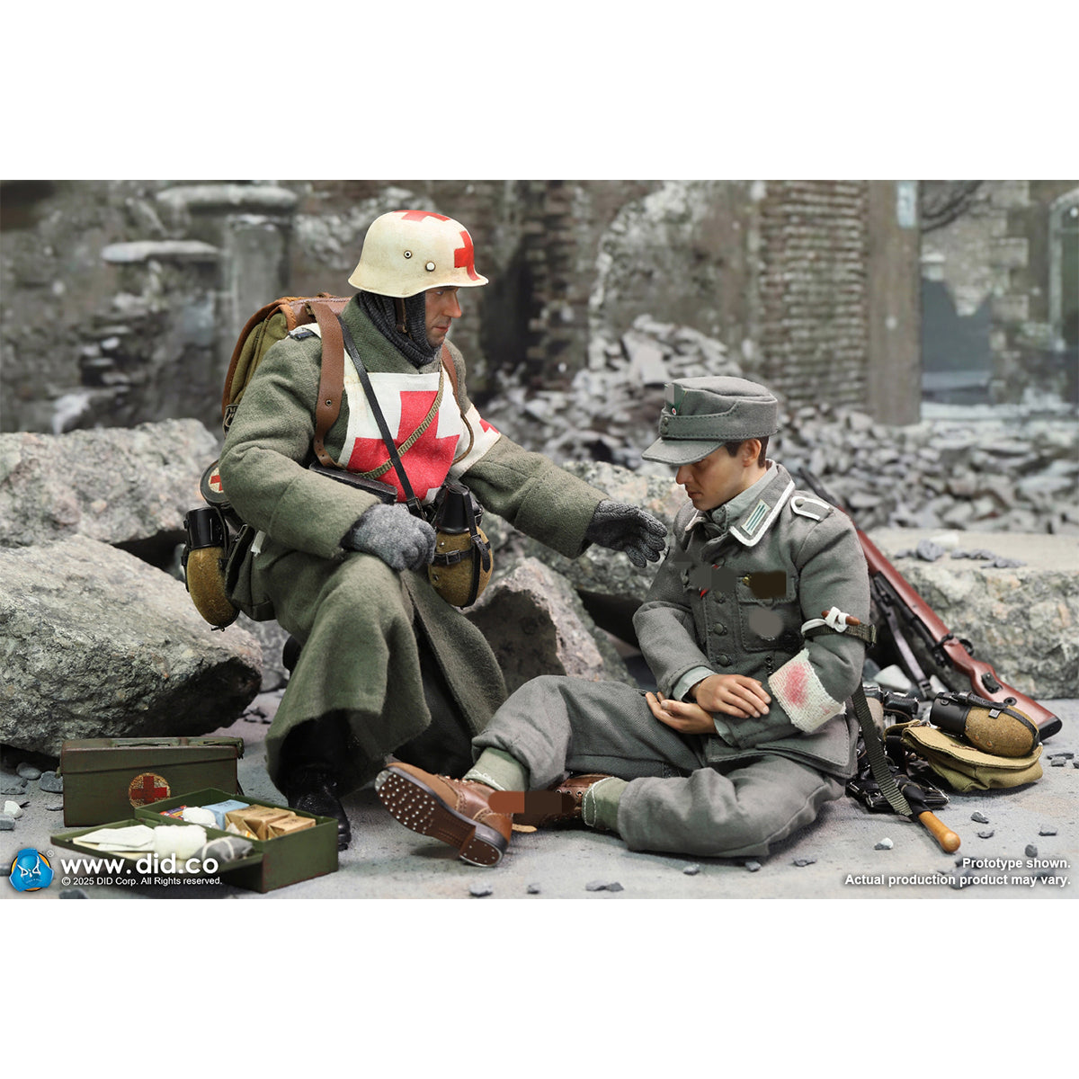 DID, Groger WWII German WH Medic Officer Candidate Unterazt, Action Figures