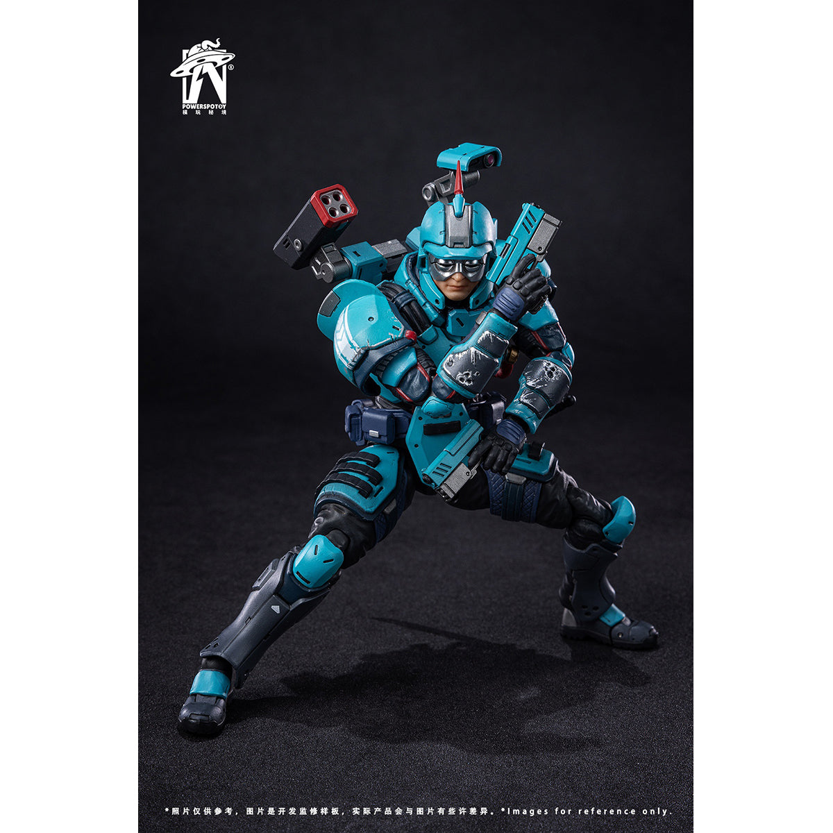 Powerspotoy Xpedion Steel Thunder Special Force Tactical ARM 1/12 Scale Action Figure & Diorama Base