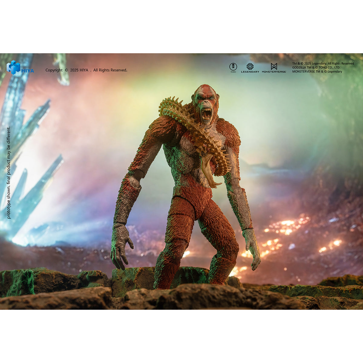 HIYA Exquisite Basic Series 6 Inch Godzila x Kong The New Empire Skar King EBG0417 Action Figure