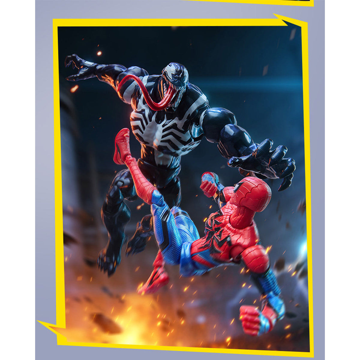 BLOKEES Marvel Rivals Champion Class Spider-Man CC-06 & Venom CC-07 Assembly Model Kit