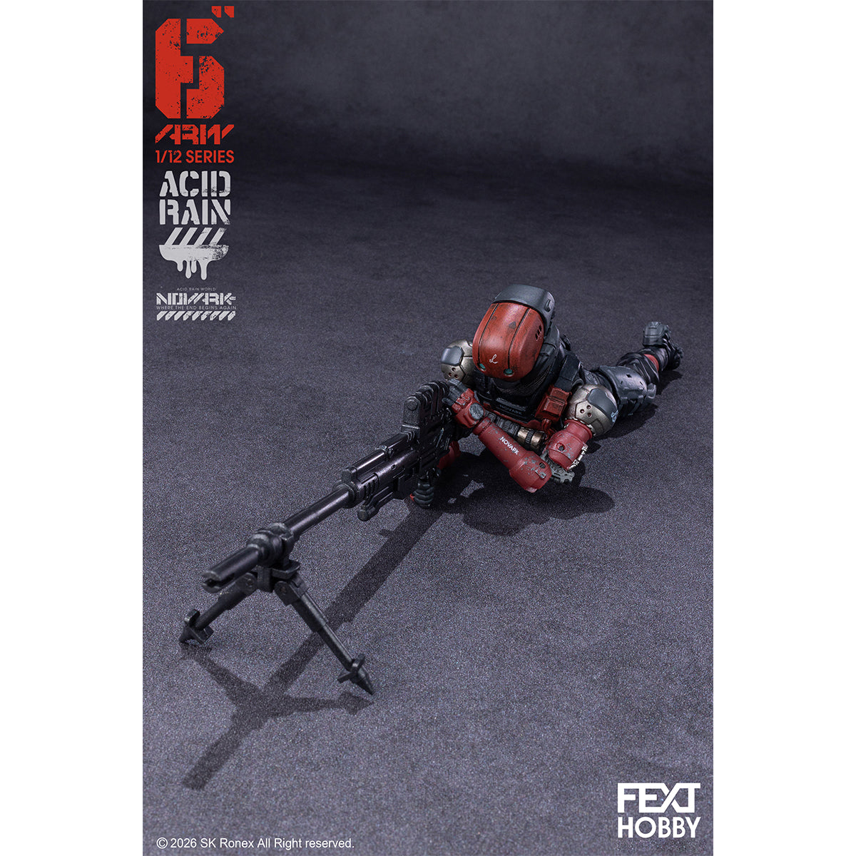FEXT HOBBY Acid Rain World: Novark FXH-AR-005 Valerius FXH-AR-006 NVK Escort-L FXH-AR-001 Red Locust 1/12 Scale Action Figure