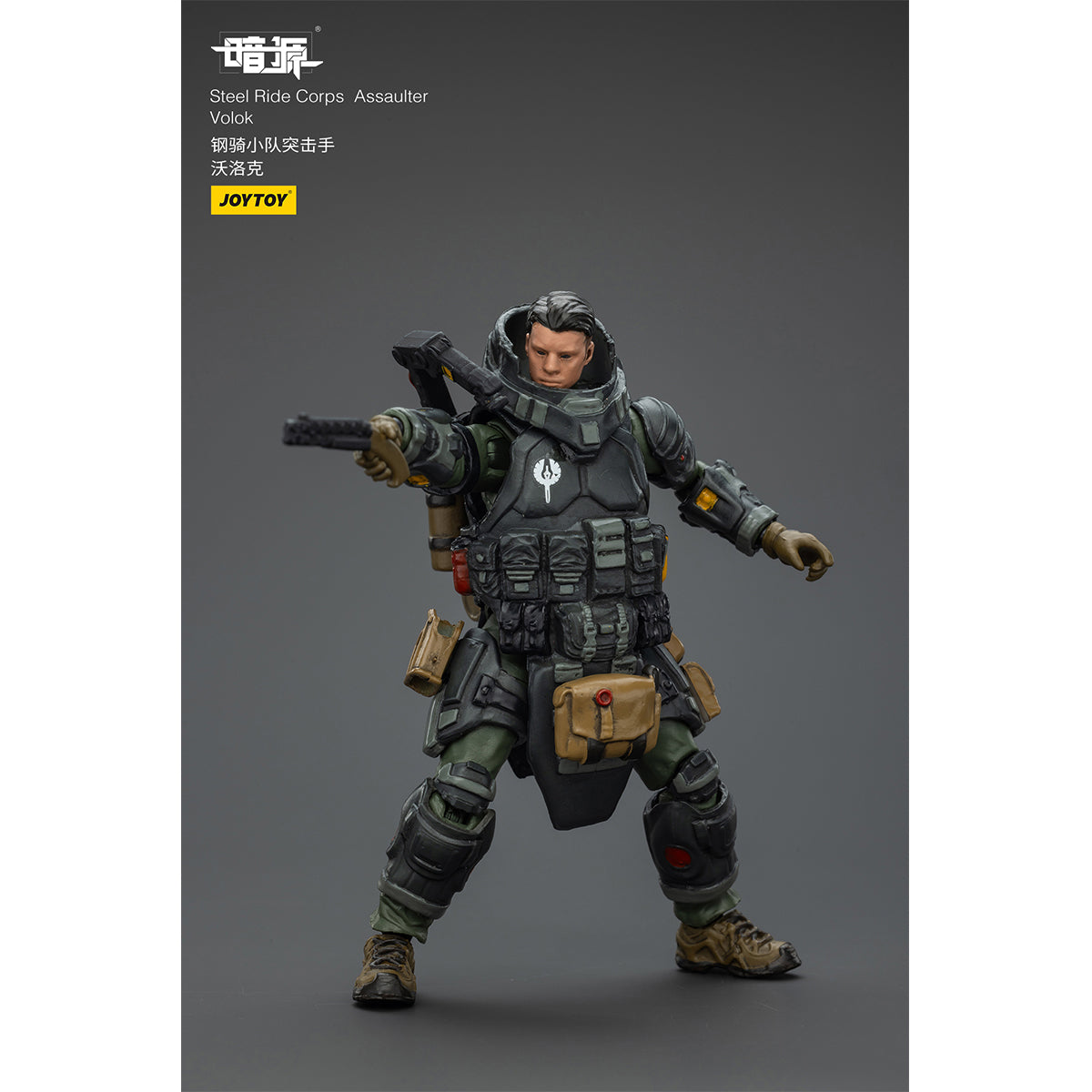 JOYTOY Warhammer 40,000 APOC Series Storm Dauntless Assault Mech + Steel Ride Corps Assaulter Volok JT03073 +JT01956 Action Figure