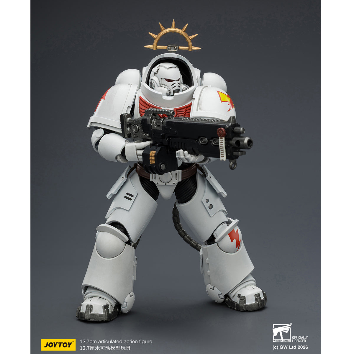 JOYTOY Warhammer 40,000: Space Marine 2 Heavy Intercessor with Heavy Bolt Rifle and Bolt Pistol (Game Edition) 1/18 Scale Action Figure