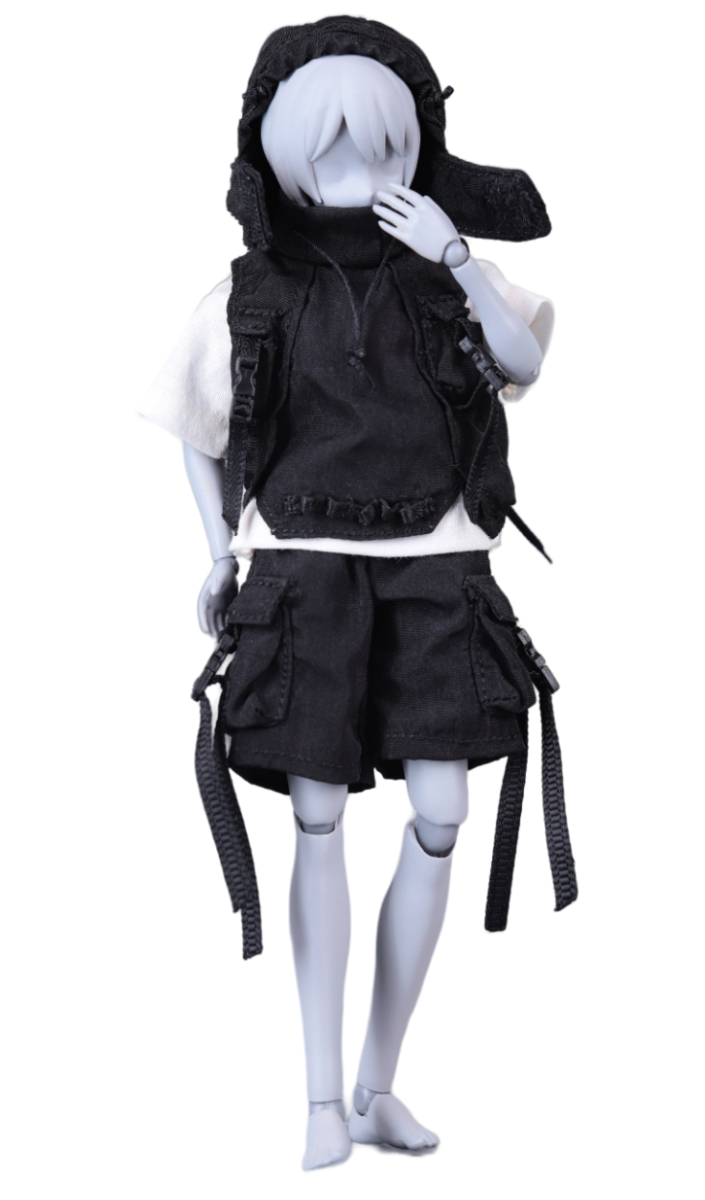 Hasuki CS012A - Figura a escala 1/12 - Ropa para muñeca: Conjunto funcional para figura de acción coleccionable de 12 pulgadas