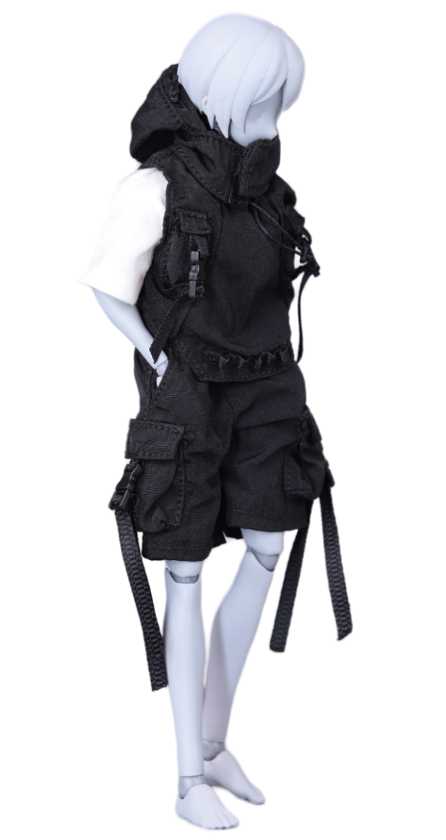 Hasuki CS012A - Figura a escala 1/12 - Ropa para muñeca: Conjunto funcional para figura de acción coleccionable de 12 pulgadas