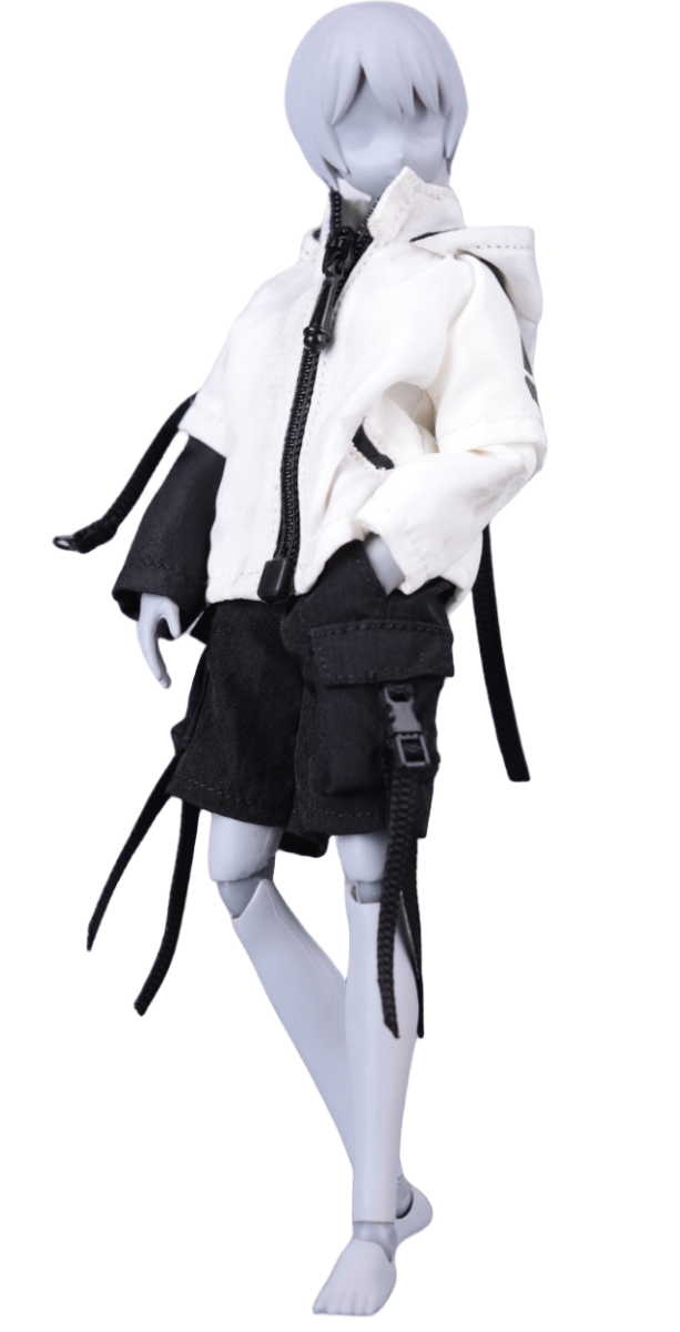 Hasuki CS012B - Ropa para muñeca a escala 1/12: Conjunto funcional para figura de acción coleccionable de 12 pulgadas