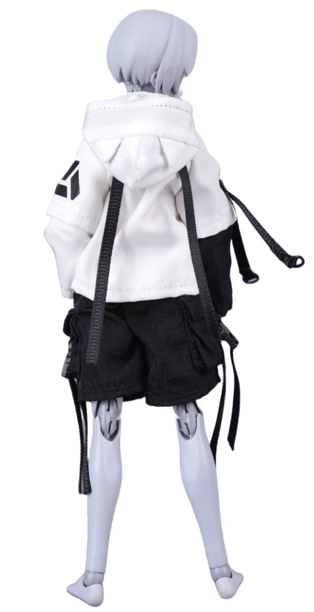 Hasuki CS012B - Ropa para muñeca a escala 1/12: Conjunto funcional para figura de acción coleccionable de 12 pulgadas