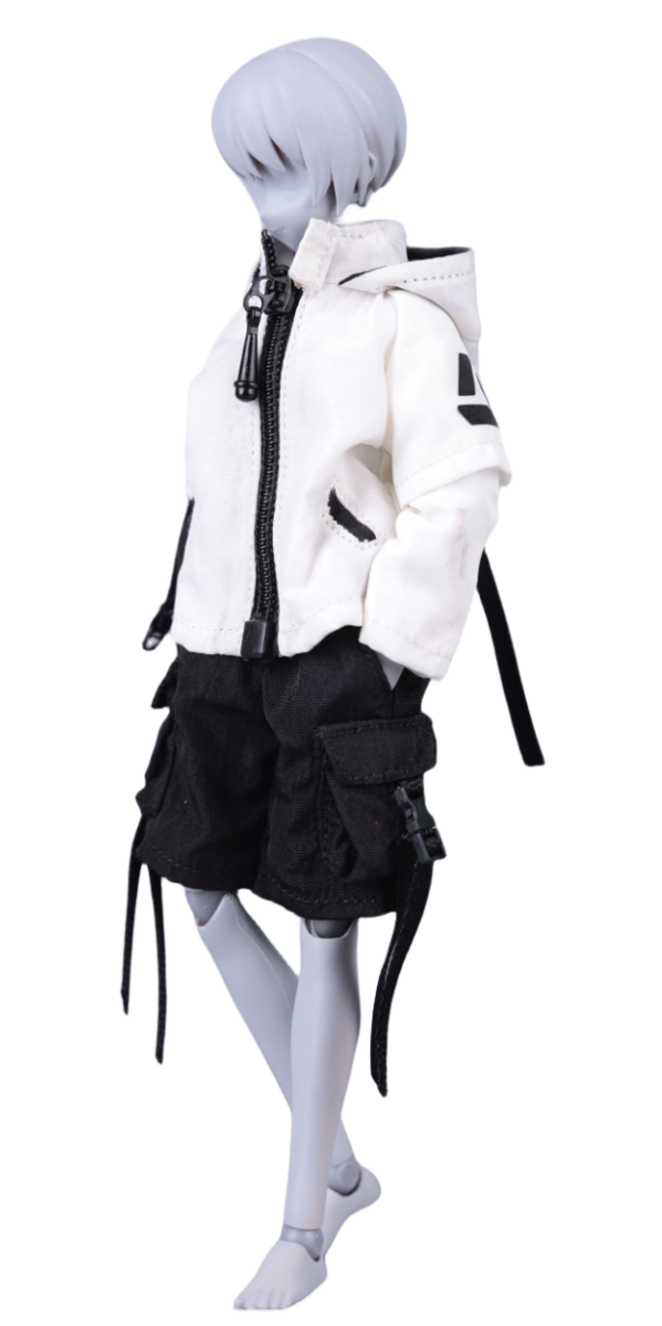 Hasuki CS012B - Ropa para muñeca a escala 1/12: Conjunto funcional para figura de acción coleccionable de 12 pulgadas