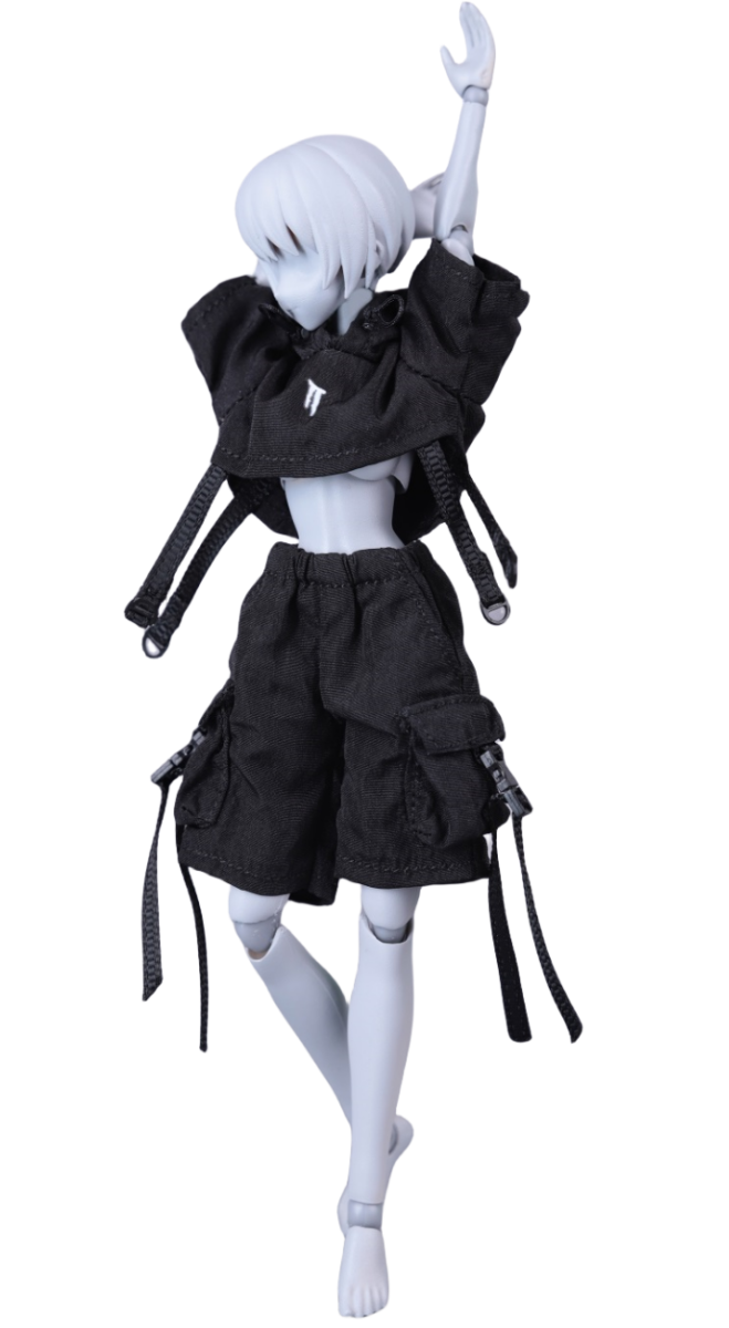 Hasuki CS012C - Figura a escala 1/12 - Ropa para muñeca: Conjunto funcional para figura de acción coleccionable de 12 pulgadas