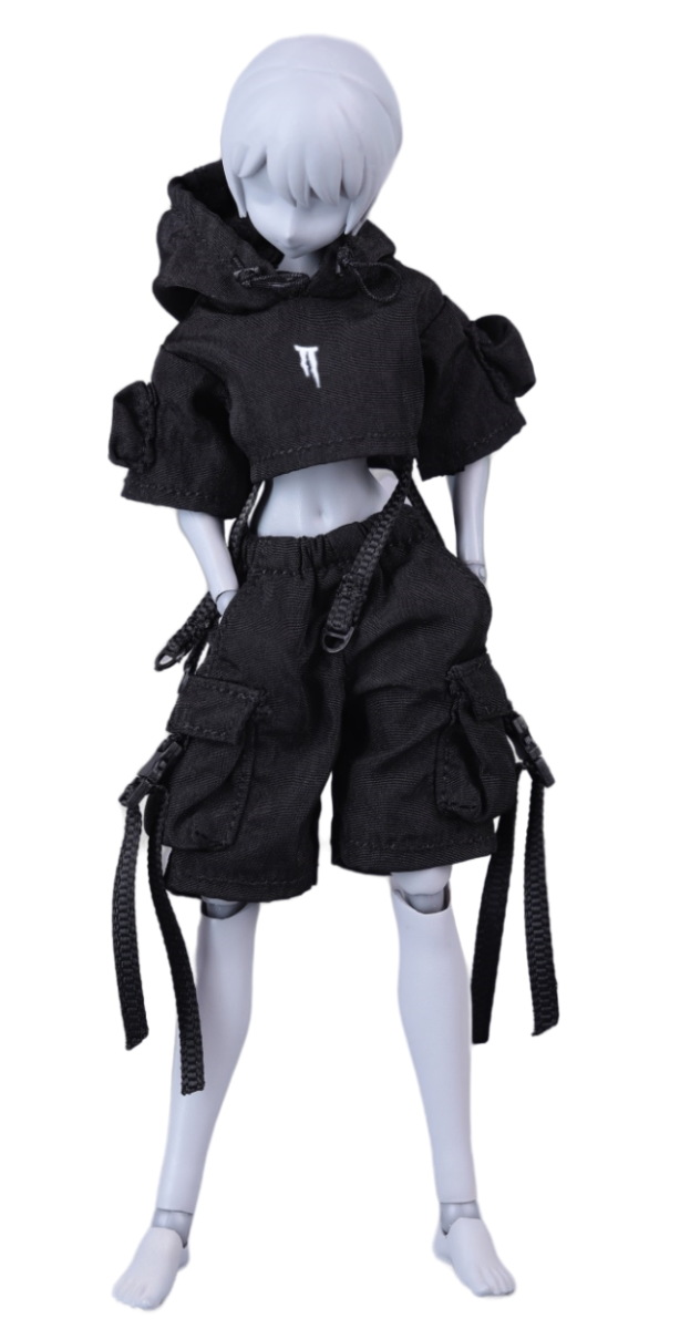 Hasuki CS012C - Figura a escala 1/12 - Ropa para muñeca: Conjunto funcional para figura de acción coleccionable de 12 pulgadas