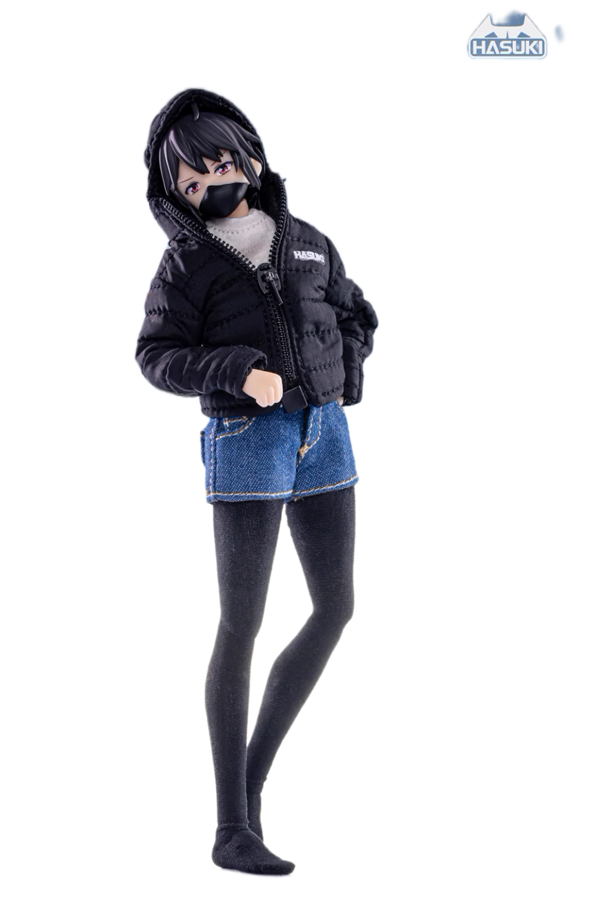 Hasuki CS009 Down Jacket 1/12 Scale Doll Clothes Accessory Fit Action Figure