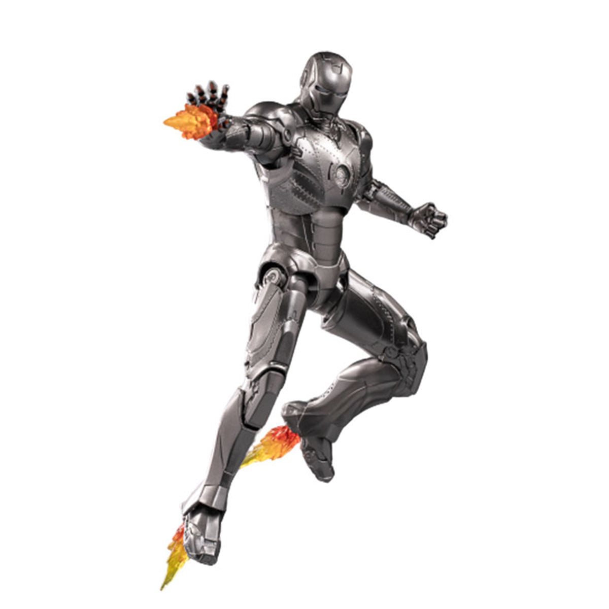 ZD Toys - Colección completa: Serie Aniversario (versión no luminosa): Iron Man MK2 (1906-02), figura de acción en miniatura a escala 1:10