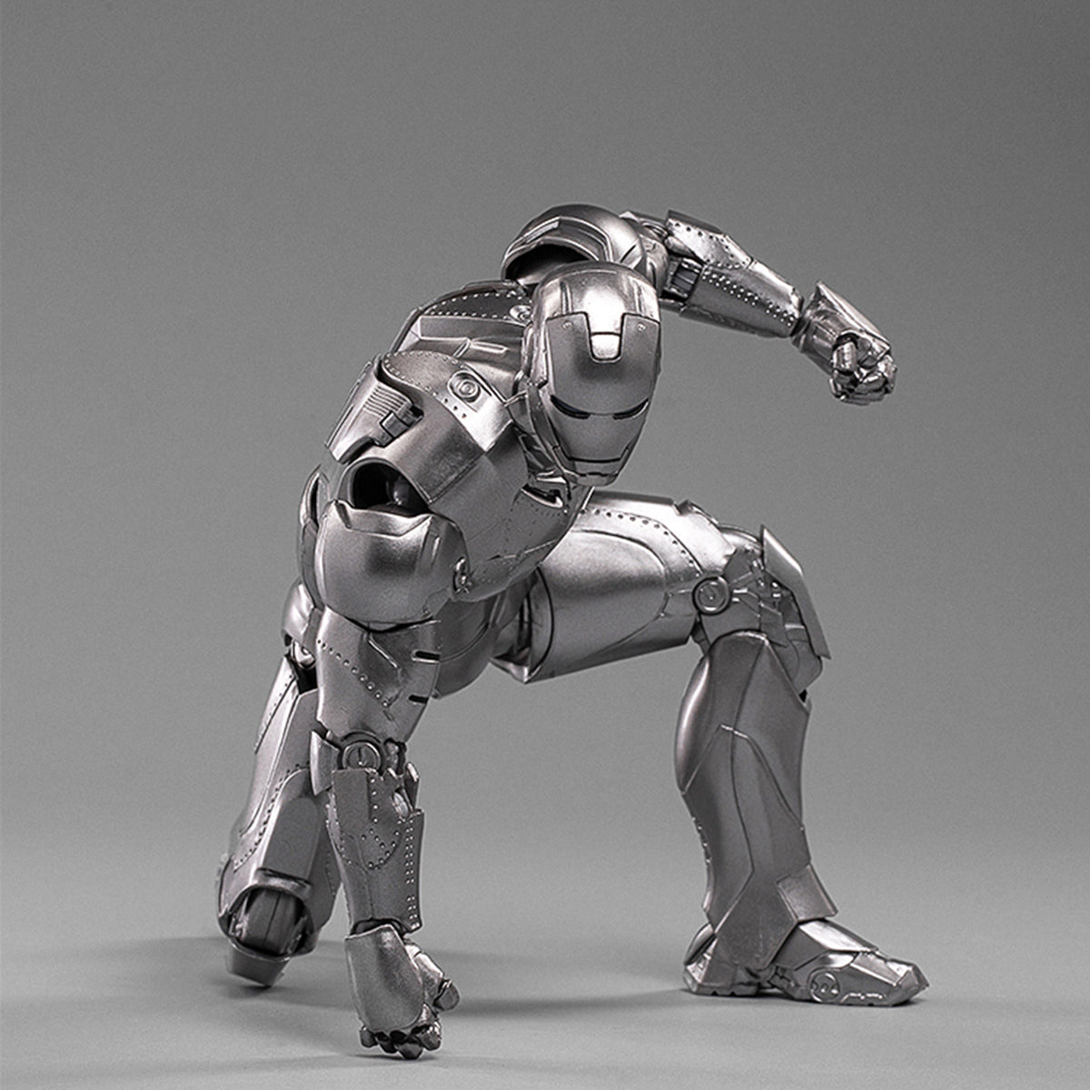 ZD Toys - Colección completa: Serie Aniversario (versión no luminosa): Iron Man MK2 (1906-02), figura de acción en miniatura a escala 1:10