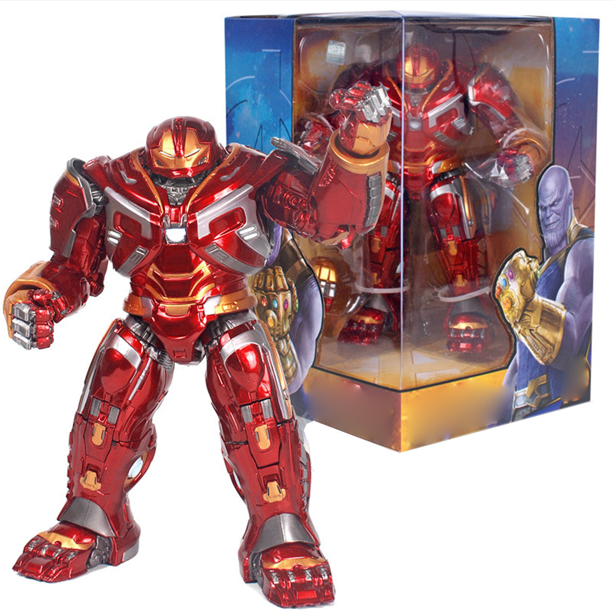 ZD Toys - Conjunto completo: Figura de acción en miniatura articulada de 18 cm de la serie clásica - Armadura Hulkbuster, estilo película