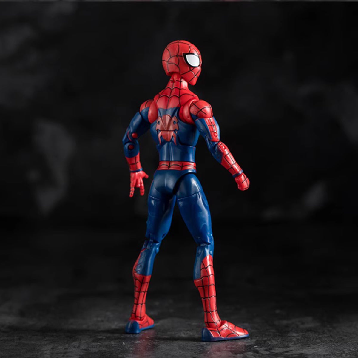 ZD Toys Full Set: 7-inch Articulated Classic Series with Stand Version: Classic Spider Man, Movice Style, Miniature Action Figurine