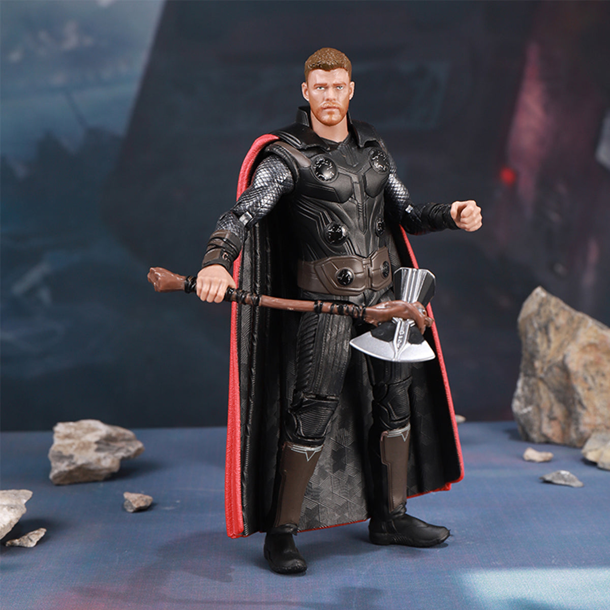 ZD Toys Set completo: Figura clásica articulada de 7 pulgadas con soporte. Nueva versión: Thor, estilo película, figura de acción en miniatura.