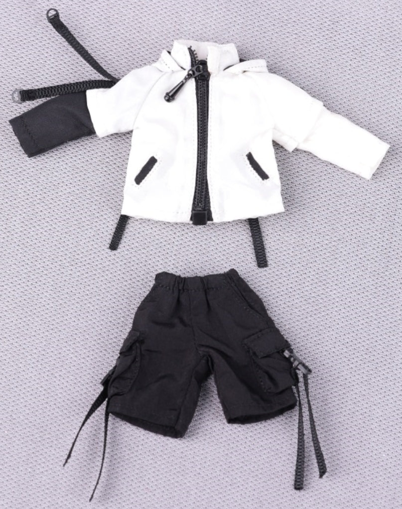 Hasuki CS012B - Ropa para muñeca a escala 1/12: Conjunto funcional para figura de acción coleccionable de 12 pulgadas