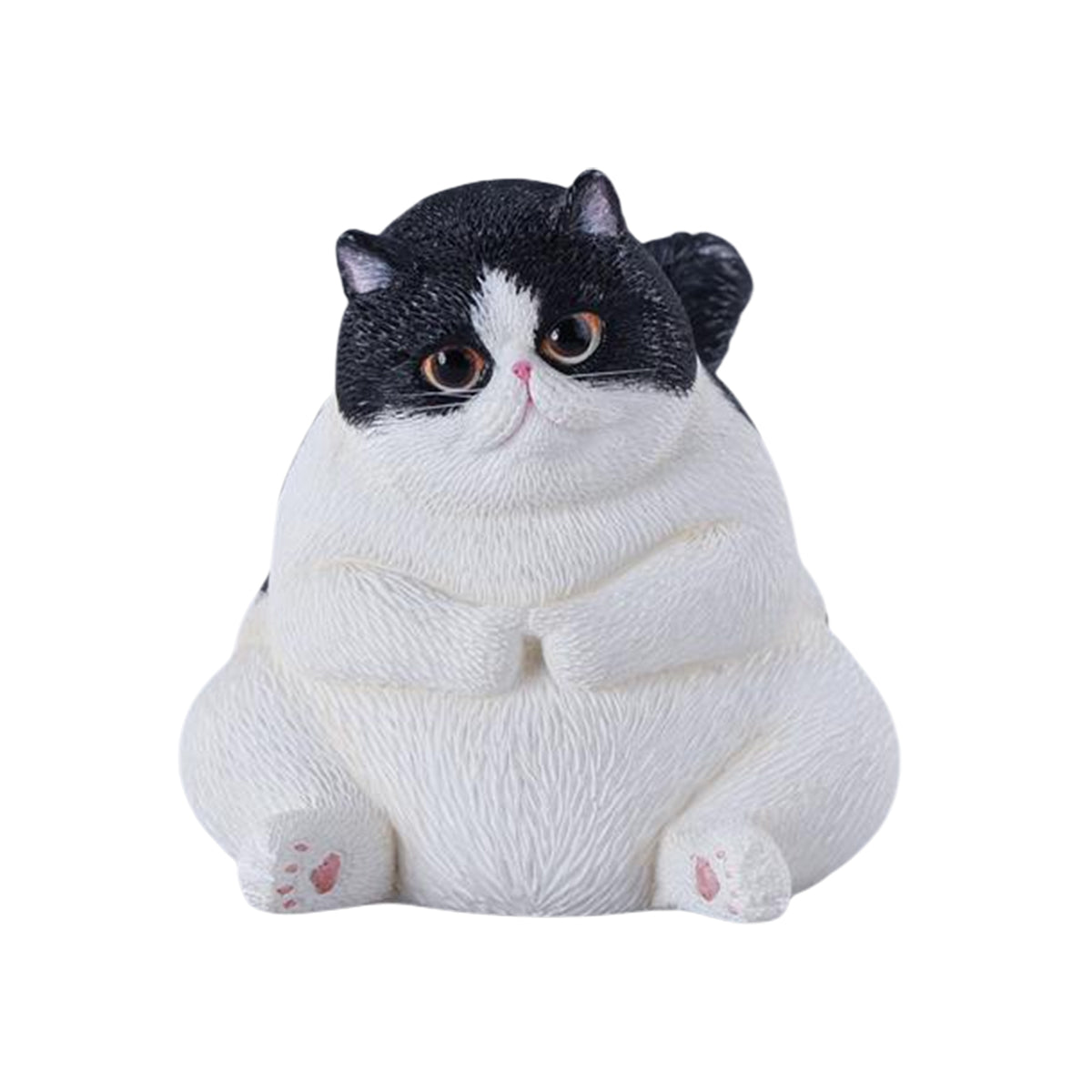 JXK Chubby Cat Static Animal Figurine