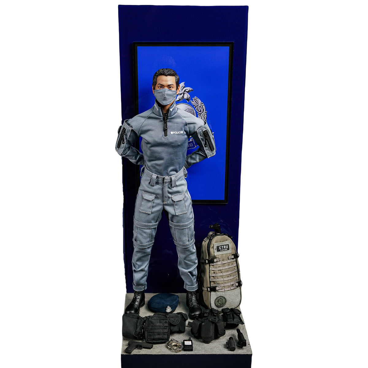 MOjingtoys, Chinese Hong Kong Urban Tactical Duty Team 2024: CTRU (Counter-Terrorism Response Unit)/ASU (Airport Security Unit)/RRT (Hong Kong Railway Response Team)/, Action Figures