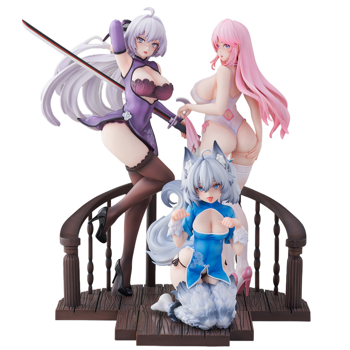 Animester Redo of Healer: Kureha/Flare/Setsuna Chinese Dress Qipao Ver. 1/7 Scale Art Anime Figurine