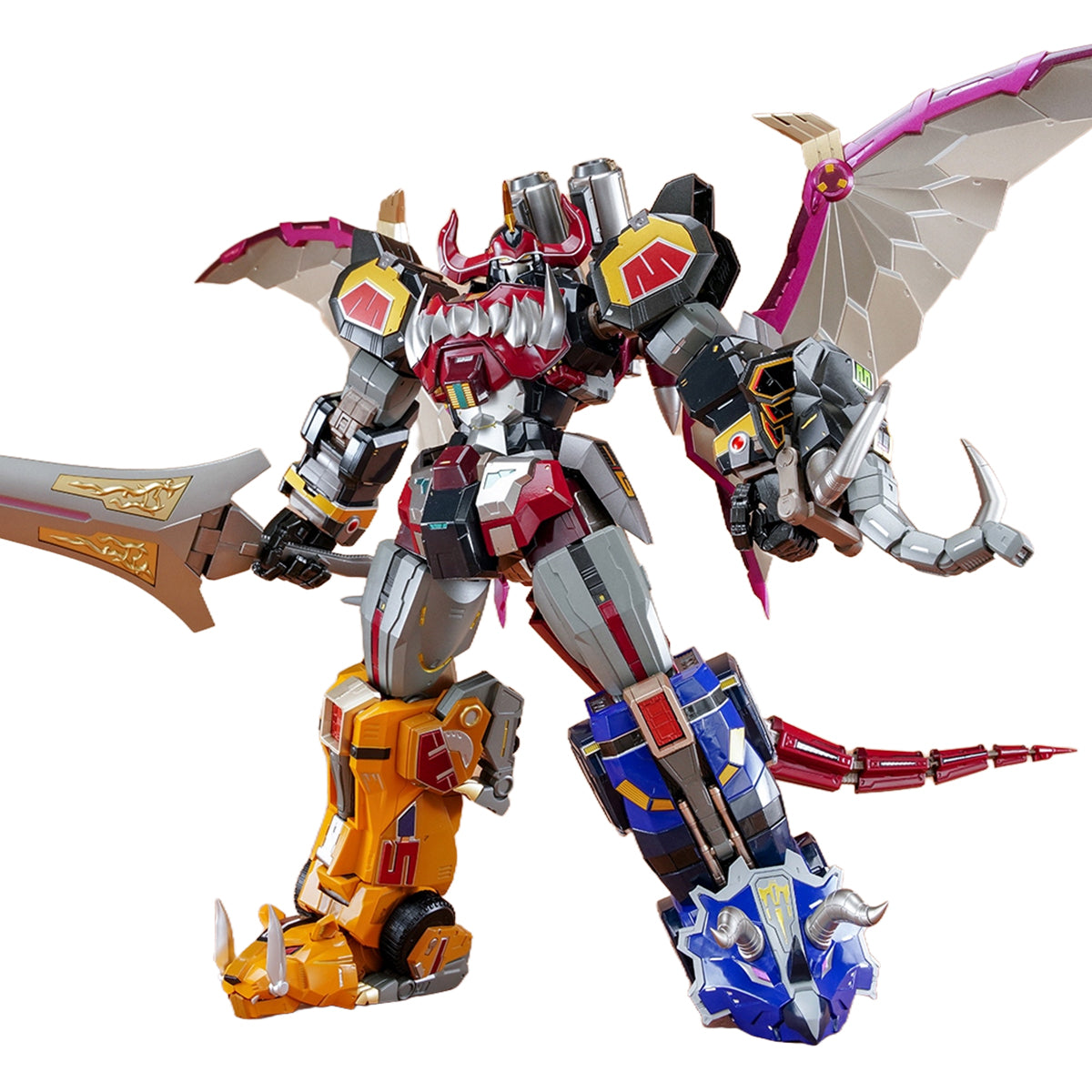 Beasts King Model Transformable Dino Megazord Action Figure