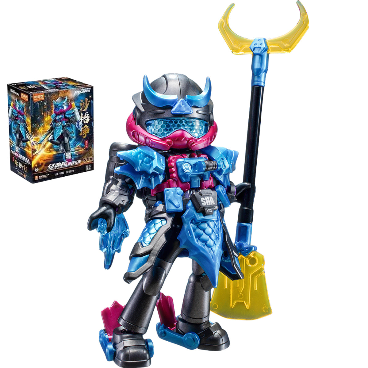 BLOKEES Hero Infinite Classic Edition 26 - Battle Suit Sha Wujing and Dharma Tang Sanzang Combination Model Kit