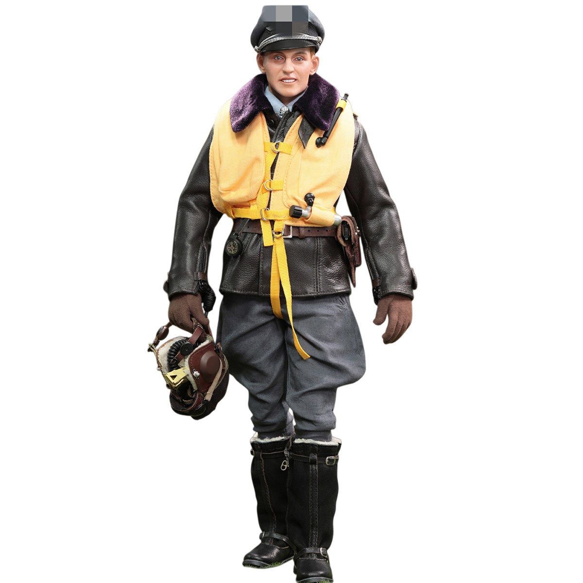 DID D80190 WWII Luftwaffe Ace Pilot Erich Hartmann with Fighter Cockpit Scene 1/6 Scale Action Figure