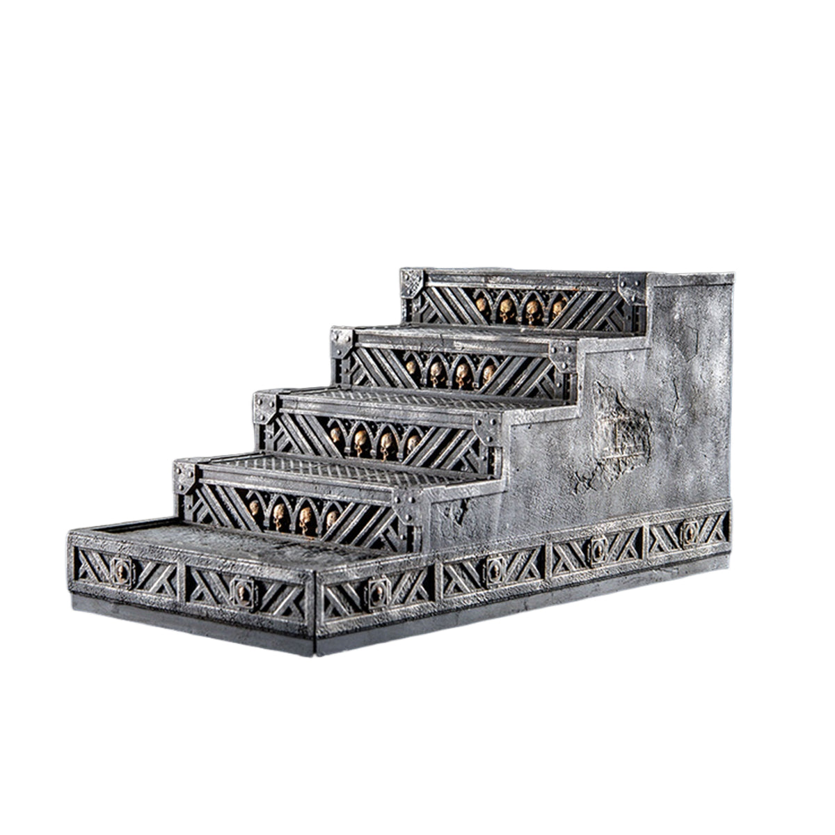 Xinglan Workshop Steel Casting 1/12-1/18 Warhammer Series Bro-style Mountain Diorama Scene Base (Hive City Version) Fit Action Figure