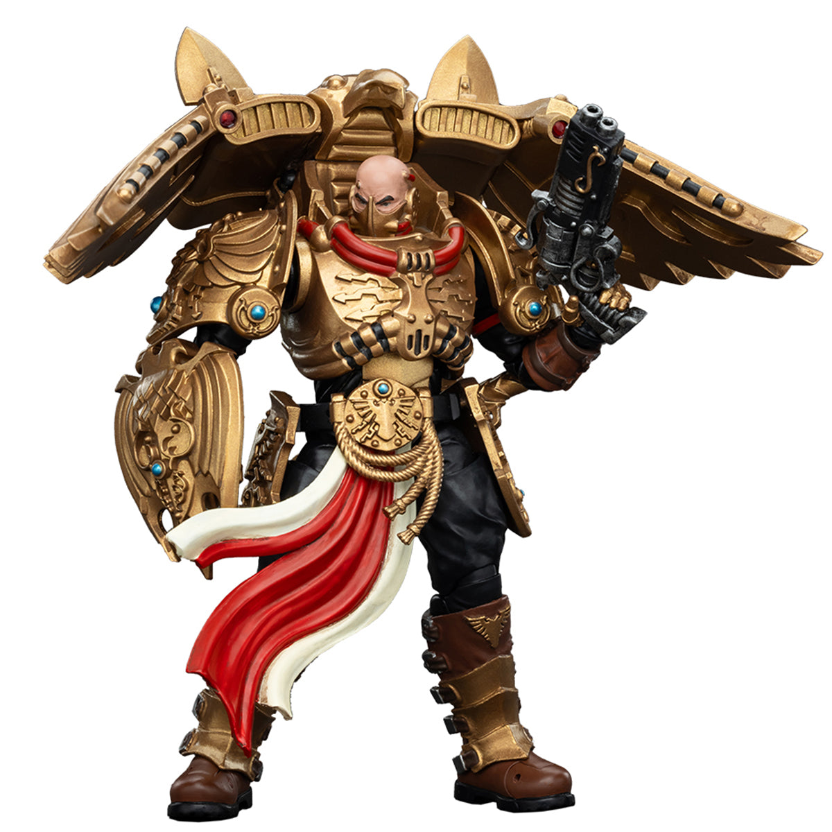 (Only Shipped to the US) JOYTOY 1/18 Legio Custodes JT00782 Custodian Venatari Squad Venatari with Kenetic Destroyer 2 Action Figures