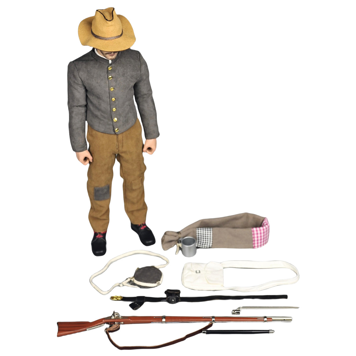 QORANGE QOTOYS American Civil War 1864 Accessory Pack for 1/6 Scale 12-inches Action Figurine