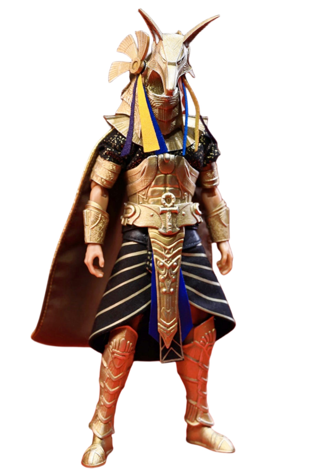 Figura coleccionable completa de FIRE Phoenix: Aleación fundida a presión - El protector del inframundo - Anubis, figura de acción en miniatura a escala 1:12 FP022