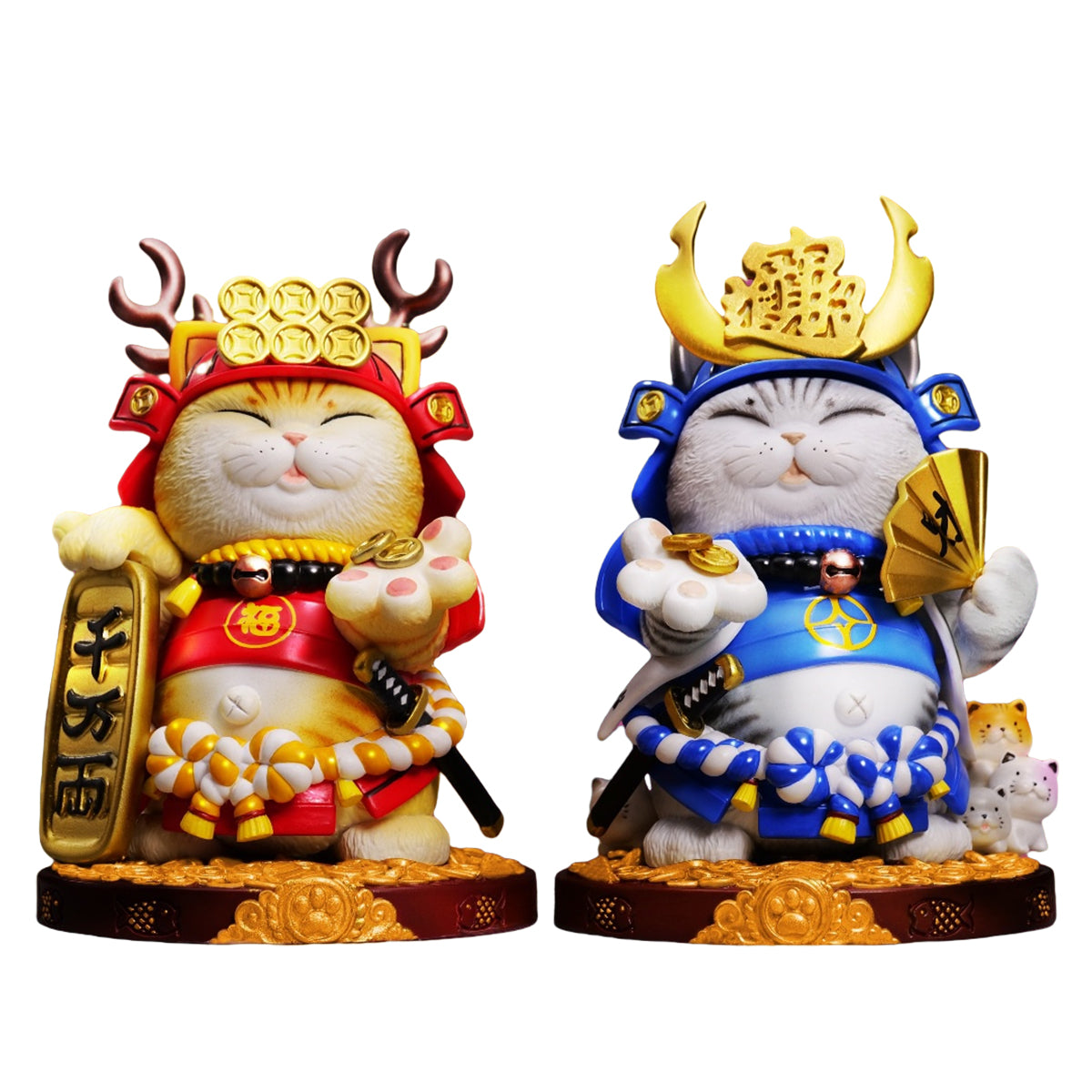 ZFS studio Plutus Cat Mini Edition 2-Pcs Set Animal Figurine