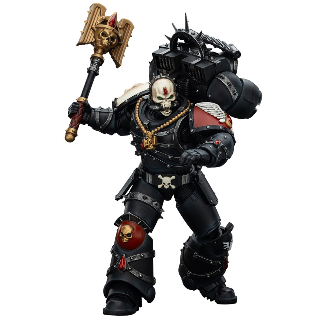 (Only Shipped to the US) JOYTOY Blood Angels Lemartes With Jump Pack Blood Crozius and Absolver Bolt Pistol JT02311 1/18 Scale Action Figure